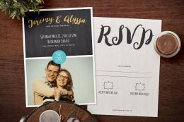 Photo Collage Wedding Invitation &amp; Save the Date