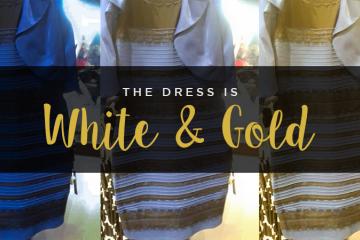 Scientific Proof That The Dress is White and Gold