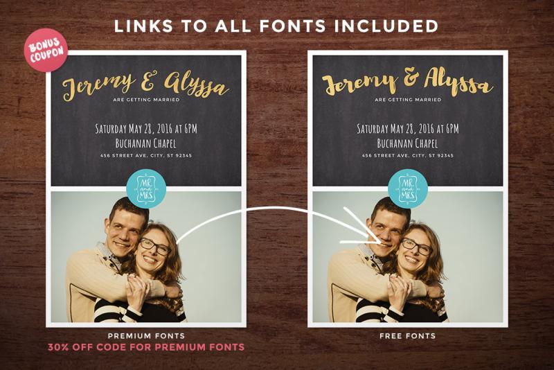 photo collage wedding invitation save the date shuttersweets
