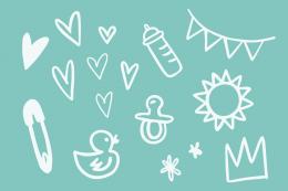 Kids &amp; Babies Photo Overlays Volume 1
