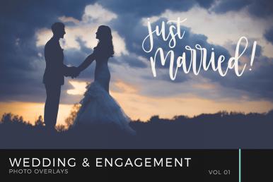 Wedding &amp; Engagement Photo Overlays Volume 1